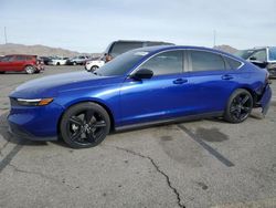 Salvage cars for sale at North Las Vegas, NV auction: 2024 Honda Accord Hybrid Sport