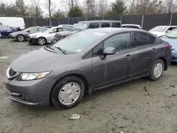 Salvage cars for sale at Waldorf, MD auction: 2015 Honda Civic LX