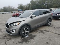 Salvage cars for sale at Eight Mile, AL auction: 2017 KIA Sorento EX