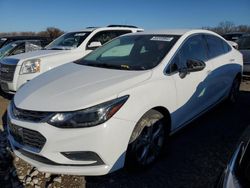 Salvage cars for sale at Cahokia Heights, IL auction: 2017 Chevrolet Cruze Premier