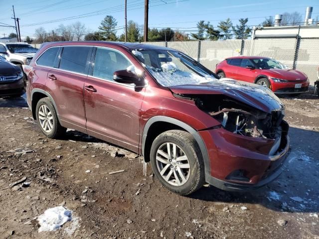 2015 Toyota Highlander LE