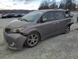 Salvage cars for sale at Concord, NC auction: 2013 Toyota Sienna Sport