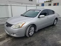 Salvage cars for sale from Copart Opa Locka, FL: 2012 Nissan Altima Base