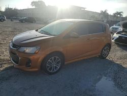 Chevrolet Sonic salvage cars for sale: 2017 Chevrolet Sonic LT