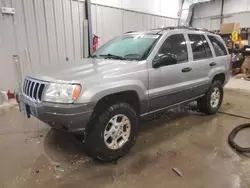 Jeep salvage cars for sale: 2001 Jeep Grand Cherokee Laredo