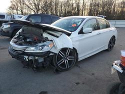 Salvage cars for sale from Copart Glassboro, NJ: 2016 Honda Accord Sport