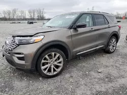 Ford salvage cars for sale: 2021 Ford Explorer Platinum