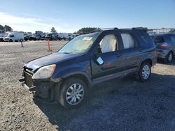 Salvage cars for sale at Lumberton, NC auction: 2006 Honda CR-V EX