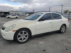 Infiniti salvage cars for sale: 2003 Infiniti G35