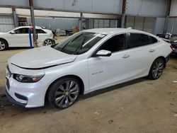 Chevrolet Malibu Premier salvage cars for sale: 2016 Chevrolet Malibu Premier