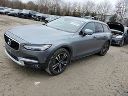 Salvage cars for sale at North Billerica, MA auction: 2018 Volvo V90 Cross Country T5 Momentum