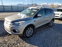 Salvage cars for sale at Magna, UT auction: 2018 Ford Escape Titanium