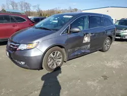 Salvage cars for sale at Spartanburg, SC auction: 2016 Honda Odyssey Touring