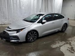 Salvage cars for sale from Copart Albany, NY: 2020 Toyota Corolla SE