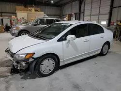 Salvage cars for sale at Rogersville, MO auction: 2008 Honda Civic Hybrid