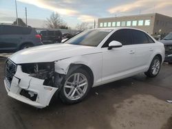 Salvage cars for sale at auction: 2017 Audi A4 Premium