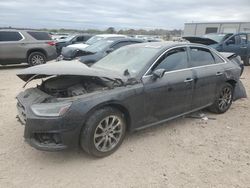 Salvage cars for sale at San Antonio, TX auction: 2020 Audi A4 Premium