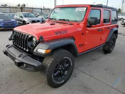 Jeep salvage cars for sale: 2022 Jeep Wrangler Unlimited Sport