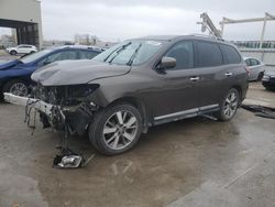 Salvage cars for sale at Kansas City, KS auction: 2016 Nissan Pathfinder S