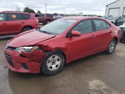 Toyota Corolla l salvage cars for sale: 2015 Toyota Corolla L