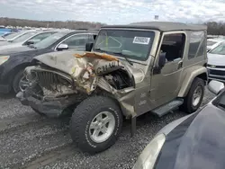 Salvage cars for sale at Gastonia, NC auction: 2004 Jeep Wrangler / TJ Sahara