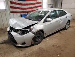 Salvage cars for sale at Lyman, ME auction: 2018 Toyota Corolla L