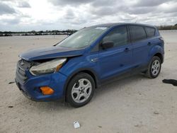 Salvage cars for sale from Copart San Antonio, TX: 2017 Ford Escape S