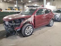 Salvage cars for sale from Copart Blaine, MN: 2017 Hyundai Tucson Limited