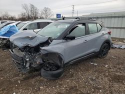 Salvage cars for sale at Chicago Heights, IL auction: 2022 Nissan Kicks SR