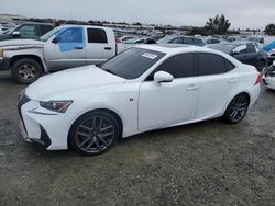 Salvage cars for sale at Antelope, CA auction: 2017 Lexus IS 200T