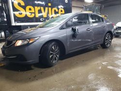 Salvage cars for sale at Elgin, IL auction: 2015 Honda Civic EX