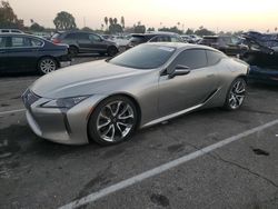 Salvage cars for sale at Van Nuys, CA auction: 2019 Lexus LC 500