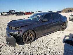 Salvage cars for sale at Taylor, TX auction: 2020 Alfa Romeo Giulia TI