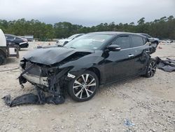 Salvage cars for sale at Houston, TX auction: 2018 Nissan Maxima 3.5S