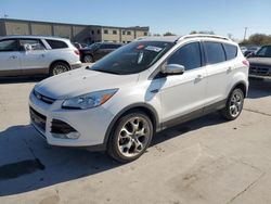 Salvage cars for sale from Copart Wilmer, TX: 2015 Ford Escape Titanium