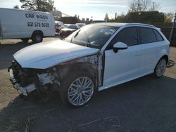 Salvage cars for sale at San Martin, CA auction: 2018 Audi A3 E-TRON Premium