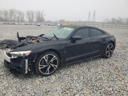 Salvage cars for sale at Barberton, OH auction: 2022 Audi E-TRON GT Premium Plus