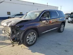 Chevrolet Vehiculos salvage en venta: 2018 Chevrolet Traverse Premier