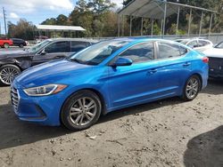 Salvage cars for sale at Savannah, GA auction: 2017 Hyundai Elantra SE