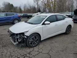 Nissan salvage cars for sale: 2024 Nissan Sentra SV