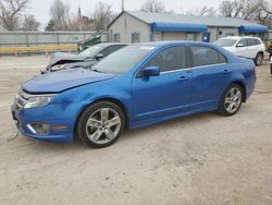 Salvage cars for sale at Wichita, KS auction: 2011 Ford Fusion Sport