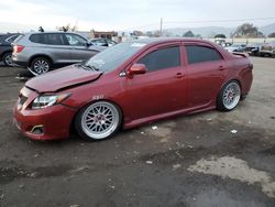 Salvage cars for sale at San Martin, CA auction: 2009 Toyota Corolla Base