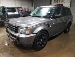 Salvage cars for sale at Elgin, IL auction: 2007 Land Rover Range Rover Sport HSE