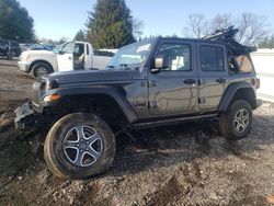 Jeep salvage cars for sale: 2022 Jeep Wrangler Unlimited Sport