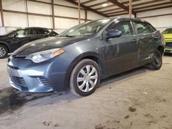 Salvage cars for sale from Copart Pennsburg, PA: 2016 Toyota Corolla L