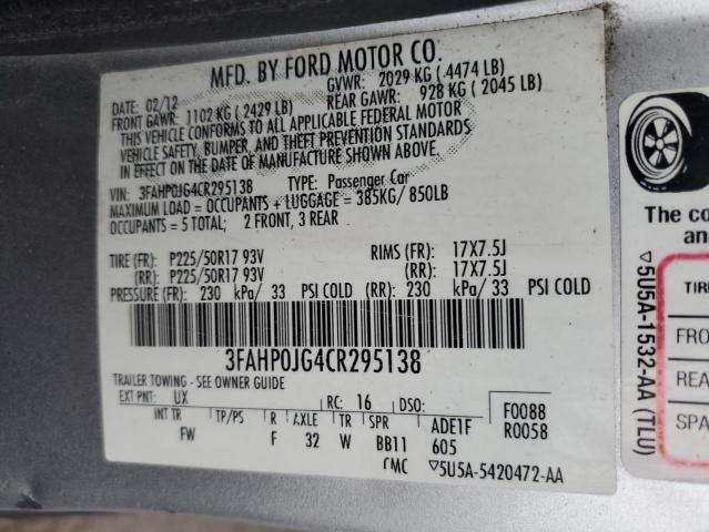 2012 Ford Fusion SEL