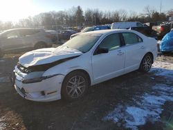 Salvage cars for sale at Chalfont, PA auction: 2012 Ford Fusion SEL