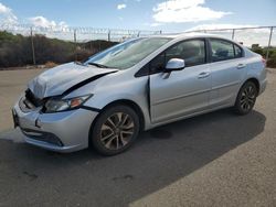 Salvage cars for sale from Copart Kapolei, HI: 2013 Honda Civic EX