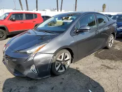 Salvage cars for sale at Van Nuys, CA auction: 2017 Toyota Prius