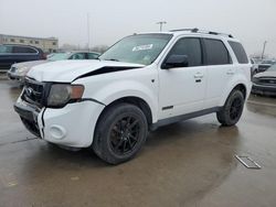 Salvage cars for sale from Copart Wilmer, TX: 2008 Ford Escape Limited